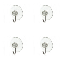 suction sucker window hooks clear wire hook 32MM ( pack of 10 )