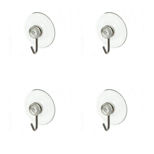 suction sucker window hooks clear wire hook 32MM ( pack of 10 )