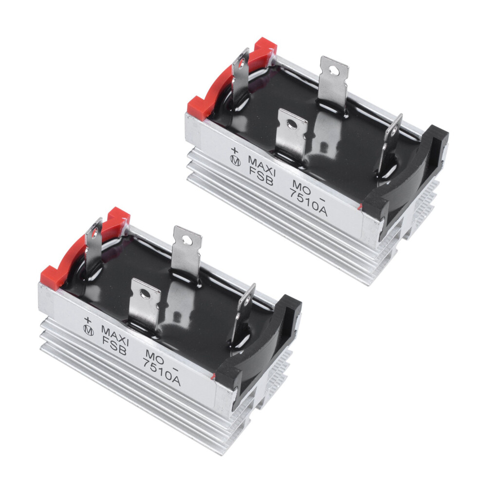 Aluminum Heatsink Base Single Phase Bridge Rectifier Diode 75A 1000V 4852508218465
