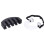 Rubber Mute 4/4 Violin Fiddle Slight Practice Black 1