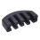 Rubber Mute 4/4 Violin Fiddle Slight Practice Black 2