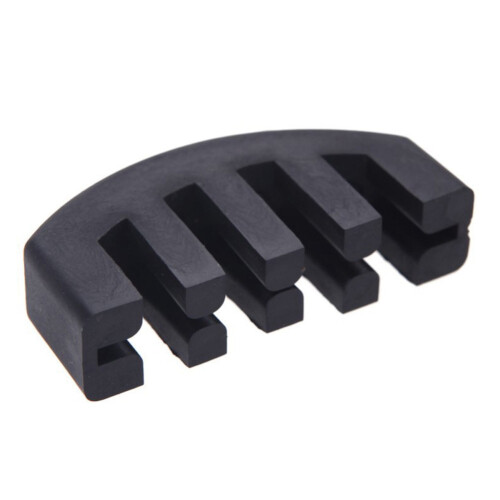 Rubber Mute 4/4 Violin Fiddle Slight Practice Black 1