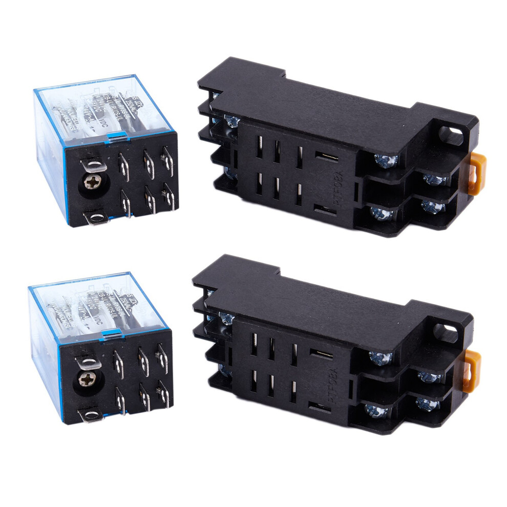 12V Dc Coil Power Relay Dpdt Ly2nj Hh62p-L Jqx-13F 10A 4852508218908