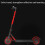 1 set reflecterende stickers voor Series Kickscooter (rood) 5