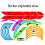 1 set reflecterende stickers voor Series Kickscooter (rood) 4