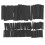 Kit di tubi termorestringenti resistenti alle intemperie con colla nera da 127 pezzi 3