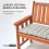 Homescapes (Two Seater, Grey) Bench Cushion 3