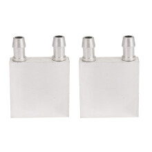 Vannkjølingsblokk i aluminiumslegering 40x40mm sølv for PC-bærbar CPU