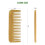 Thick Solid Comb Wide Tooth Comb Portable Styling Massage Hair Comb 4