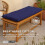 Homescapes (Three Seater, Navy Blue) Bench Cushion 6