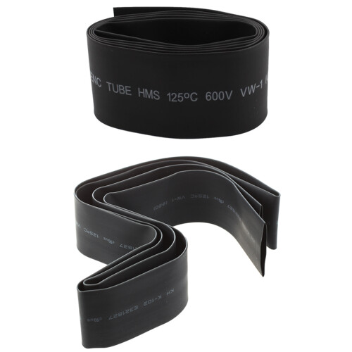 30mm 2:1 Black Polyolefin Insulation Heat Shrink Tubing 1M