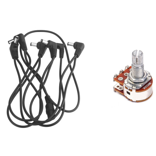 Cabo de cobre com 6 vias para chicote elétrico Daisy Chain com eletrodo preto