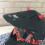 Motorradhelm-Eckhupe, Dekoration, Saugnapfhupe, Rot 7