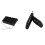 Spring Clip Black 4 x 1.5V D Size Battery Batteries Holder Case 2