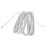9M 30ft RJ11 6P2C modulaire telefoonkabels, wit 4