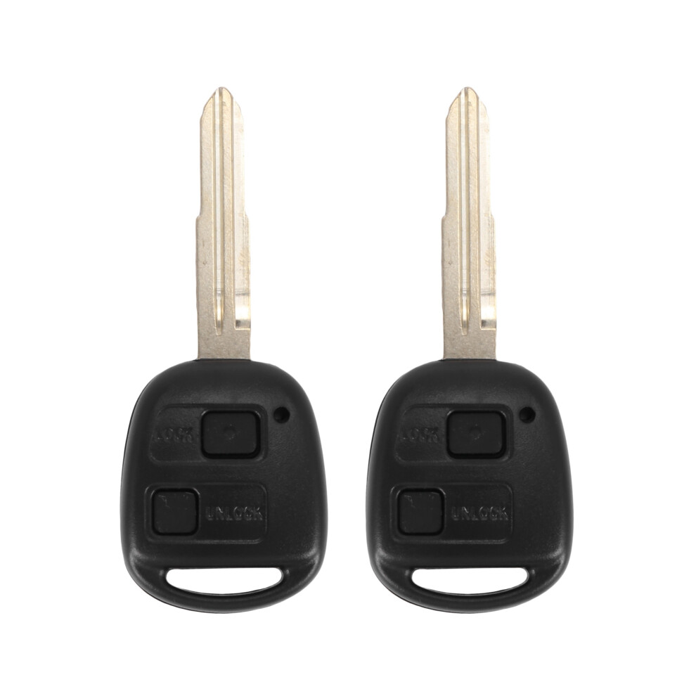 2 Bouton Coque De Cle Telecommande Pour Yaris 4852508226491