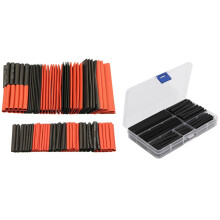 150Pcs Wire Black Case Set Heat Shrink Tubing Wrap Tube Assorted