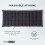 Homescapes (Three Seater, Black) Bench Cushion 7