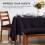 Homescapes (Three Seater, Black) Bench Cushion 8
