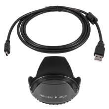 52 mm kronbladsblomst modlysblænde til D5200 D5100 D3200 kit