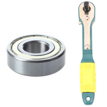 1/4 Head Screwdriver Pole 6.35mm Inner Hexagon Ratchet Socket Wrench
