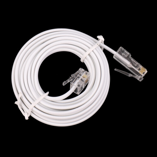 RJ11 6P4C til RJ45 8P4C Modulært Telefon Internet Forlængerkabel 3 Meter 2
