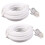 RJ11 6P4C til RJ45 8P4C Modulært Telefon Internet Forlængerkabel 3 Meter 1