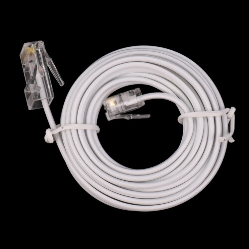 RJ11 6P4C til RJ45 8P4C Modulært Telefon Internet Forlængerkabel 3 Meter 1