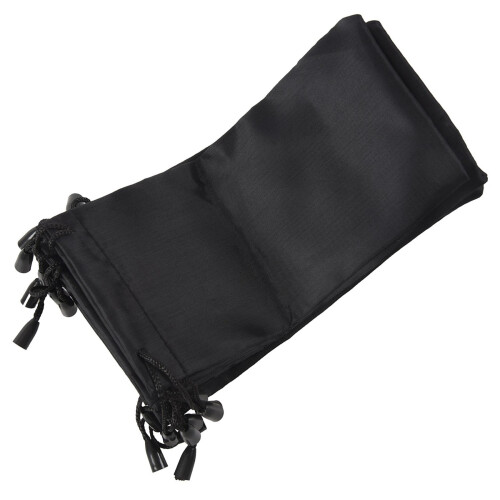 10 Óculos de sol pretos, bolsa de pano para óculos de grau, 7,1 x 3,5 polegadas, ÓTIMO 1