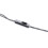 Καλώδιο H-169 για MP3 MP4 3,5 χιλ., πλεγμένο καλώδιο Subwoofer, Universal (ασημί) 4