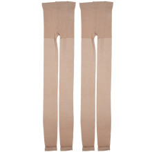 2X Meias-calças femininas transparentes ultrafinas com dedos abertos