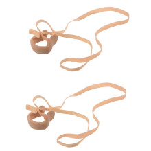 Protezione per il naso con elastico in gomma beige per il nuoto