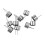 10 Pcs 2 Pin Mini MIC Capsule Electret Condenser Microphone Black 2