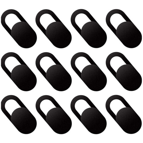 Pacote com 12 capas deslizantes para câmera de laptop 2