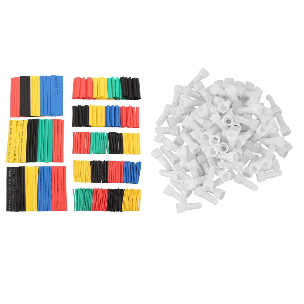 328X Electrical Cable Heat Shrink Tube Tubing Wrap Sleeve Assortment 4852508236551