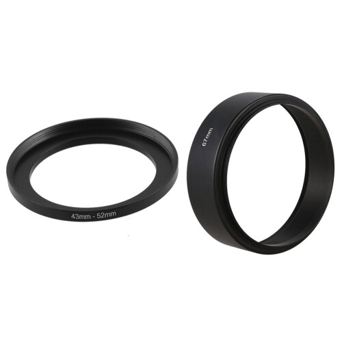 Reparasjon av kamera med 43 mm til 52 mm metalladapter for filterring