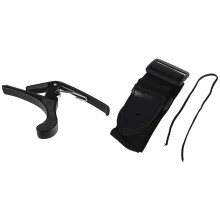 Verstellbarer Gitarrengurt für Akustik und Elektrisch, 132 x 6 cm, Schwarz
