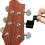Gitarrglas Hal pinne Glasskiva Transparent 4