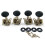 4-strengs ukulele gitarmutter og sal laget av ABS 1 par 6