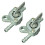 2x 1/4 inch inline olie-, gas- en brandstoftankkraanfilter 1
