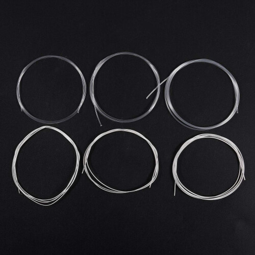 Chitarra classica a sei corde SC12 in nylon placcato argento 2