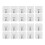20 Packs Reusable Adhesive Hooks,Transparent Heavy Duty Wall Hooks 1