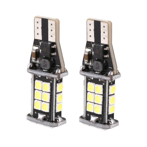1 τεμάχιο 921 912 T10 T15 W16W LED φως οπισθοπορείας 24Smd 3030 λάμπα LED λευκό