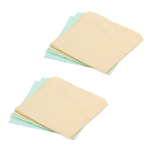 Pacote com 10 panos de limpeza de microfibra para telas de óculos