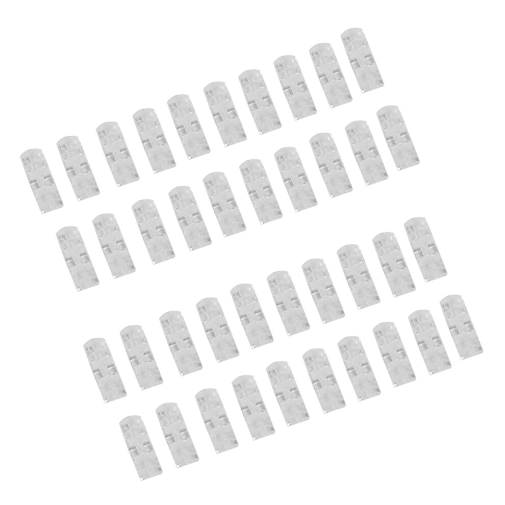 20Pcs/Lot Desktop Wire Clear Up Clips Holder Clamps (Transparent) 4852508247229