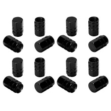 4 stuks aluminium banden, velgen, ventieldoppen