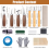 Wood Carving Tool Set 24pcs Complete Wood Whittling Kit 2