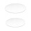 Transparent 3mm thick Mirror Acrylic round Disc Diámetro:60mm 1