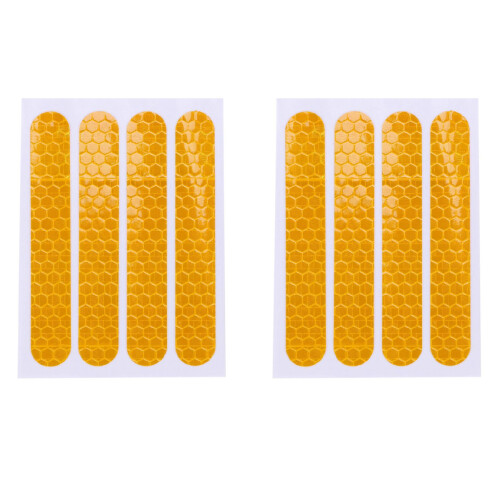 Capa protetora com adesivo refletivo para Max G30, amarela
