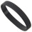 Silicone Rubber Wristband Bangle Black 3